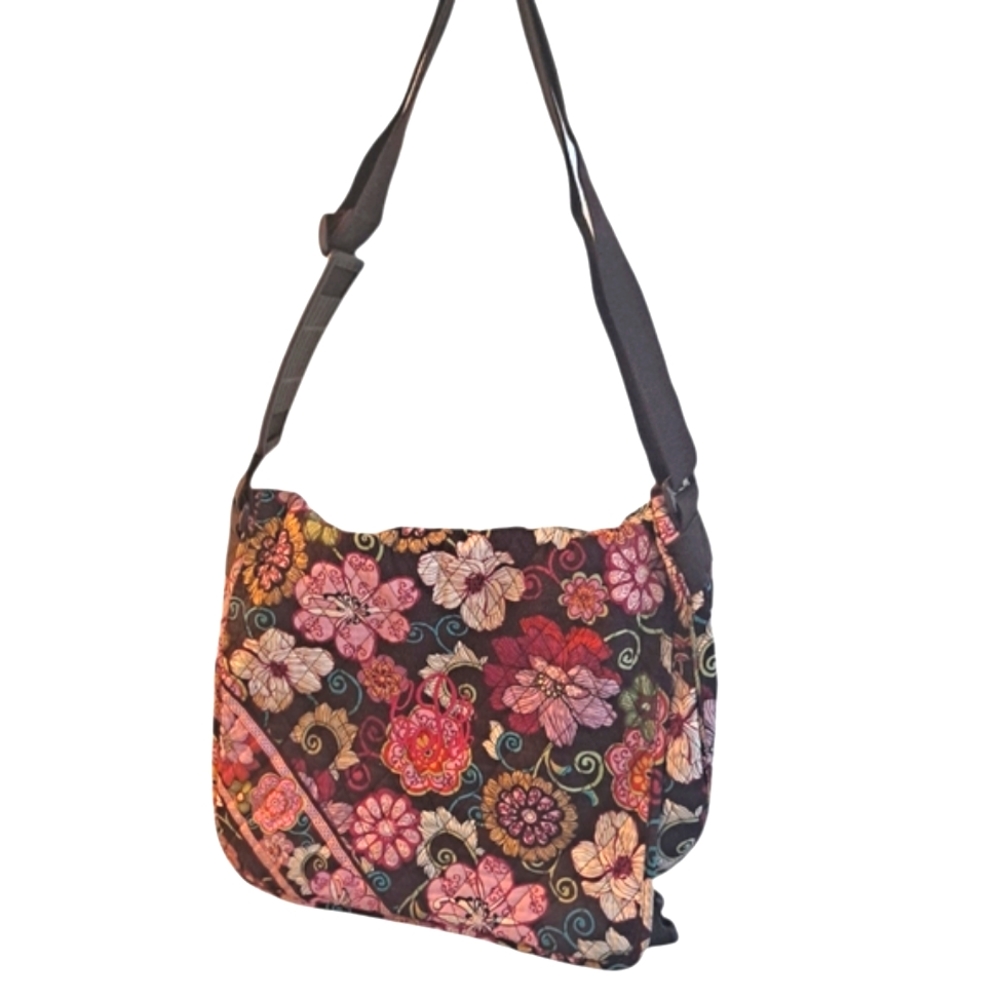 USED Vera Bradley Computer Crossbody Bag